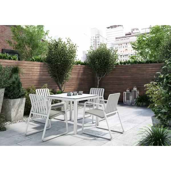 3 Piece Metro Ash Indoor / Outdoor Stoneware Table Vase Set