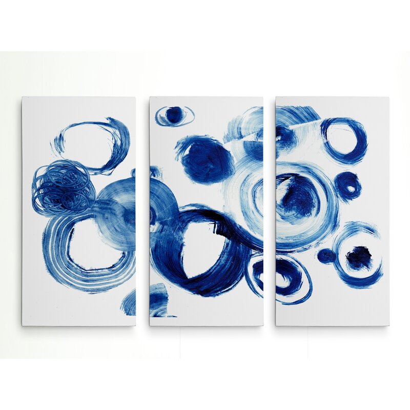 40" H x 60" W x 1.5" D 3 Piece Print on Canvas