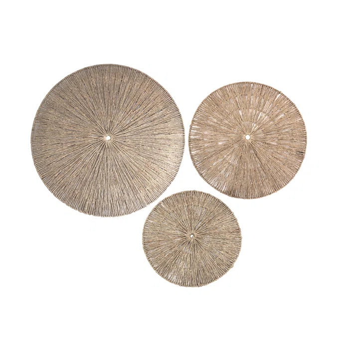 3 Piece Seagrass Wall Décor Set