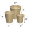 3 Piece Snake Charmer's Rattan Basket Set CYB651