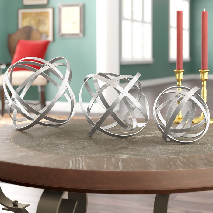 3 Piece Tennille Folding Orb Sculpture Set (#K1111)