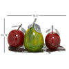 3 Piece Tormarton Fruit Sculpture Set, 10.65'' x 18.4'' x 9.5''