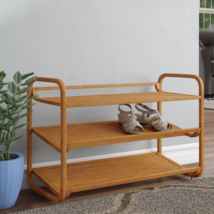 3 Tier 12 Pair Shoe Rack LX5499