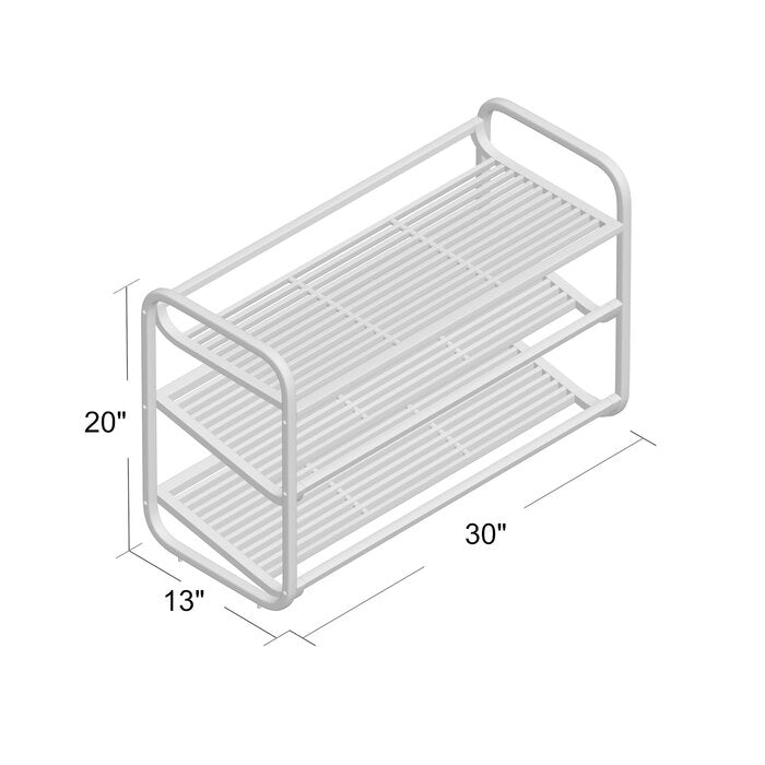 3 Tier 12 Pair Shoe Rack LX5499