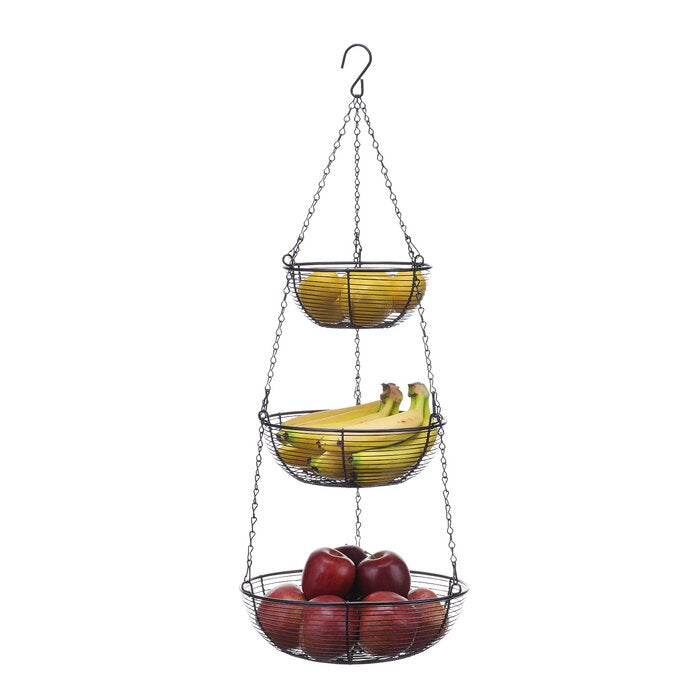 3 Tier 200 fl oz. Hanging Fruit Basket PK164