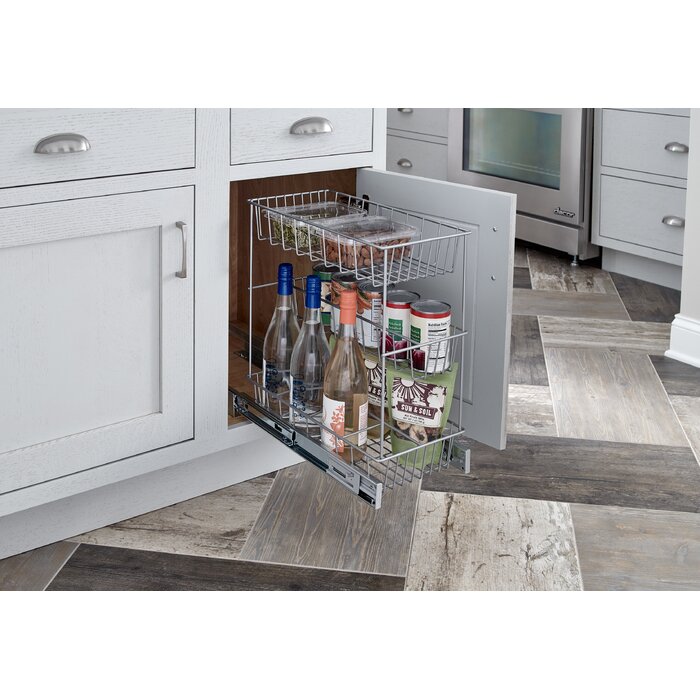 3 Tier Compact Kitchen Cabinet Pull Out Drawer QL195