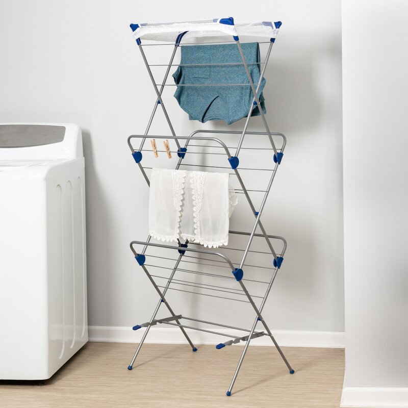 3 Tier Mesh Top Folding Drying Rack KB926
