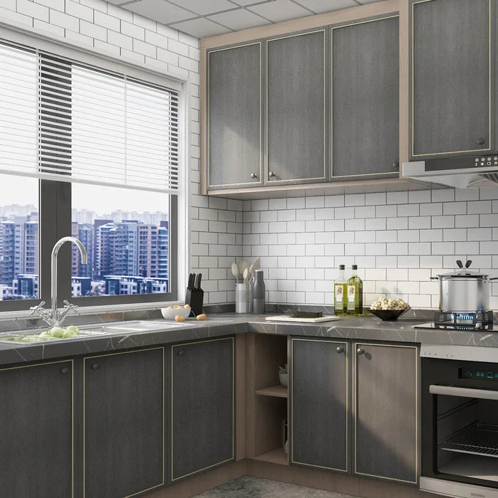 3" X 6" Aluminum Peel & Stick Subway Tile, (15 Tiles)