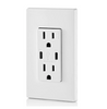 15 Amp White Duplex Tamper-Resistant Outlets with 6 Amp USB Dual Type-C Power Delivery In-Wall Chargers