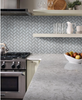 Ice Bevel Herringbone 11.08 in. x 13.86 in. x 8mm Glossy Glass Mesh-Mounted Mosaic Tile (10.6 sq. ft. / case)