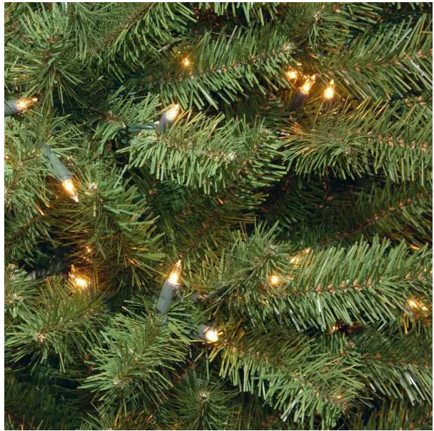 10 ft. North Valley Spruce Artificial Christmas Tree with Clear Lights