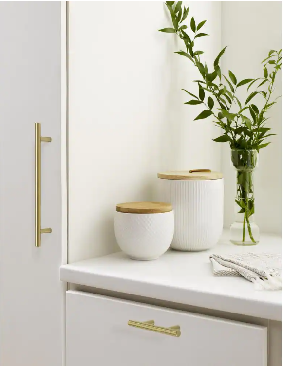 Bar Pulls 7 in. (178 mm) Golden Champagne Cabinet Drawer Pull (20-Pack)