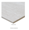 Woodcrest Blanco 6 in. x 36 in. Matte Porcelain Floor and Wall Tile (13.5 sq. ft./Case) (36 cases) KBO260