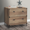 AGH Deco Lateral File Cabinet in Rustic Oak