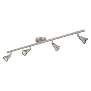 4-Light Track Light Kit, Brushed Nickel (#464)