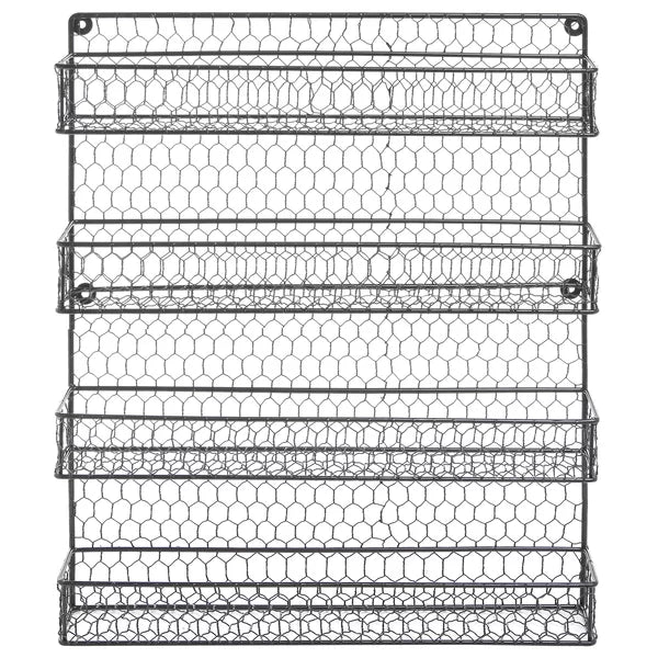 4-Tier Metal 36 Jar Spice Rack