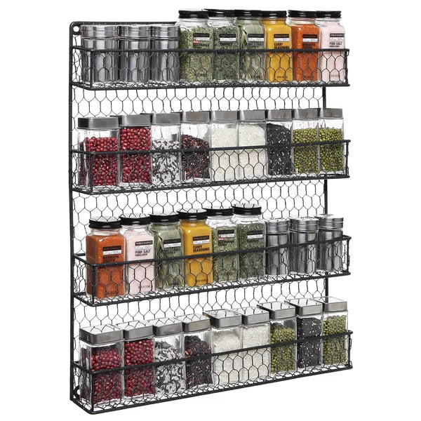 4-Tier Metal 36 Jar Spice Rack