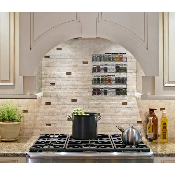 4-Tier Metal 36 Jar Spice Rack