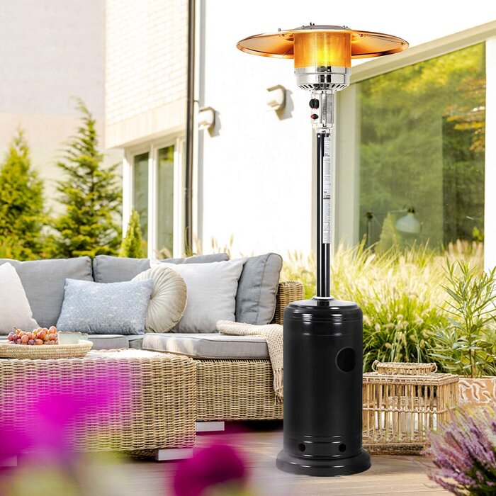 41,000 BTU  Propane Patio Heater, Black (#K6514)