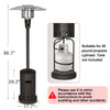 40,000 BTU Propane Patio Heater KB1297-A5-B4-P2