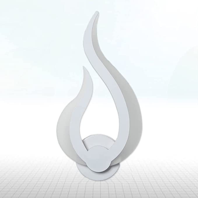 LED Wall Lights Indoor Modern Creative Flame Wall Lamp Wall Lighting for Baby Room Kids Room Bedroom Warm White, (Set of 2)