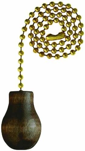 Westinghouse Wooden Walnut Finish Pull Chain, (Set of 2)