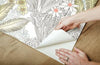 27Ft x 27In Flowering Desert Wallpaper Grey, (Set of 2)