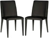 Garretson Black 34.4-inch Side Chair (Set of 2)
