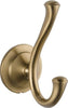 Delta Faucet Linden Towel Hook, Robe Hook Champagne Bronze Towel Holder for Bathroom, Bathroom Accessories, 79435-CZ (Set of 2) ss484