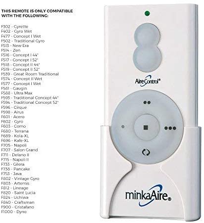 Minka-Aire Hand-Held Remote Control System