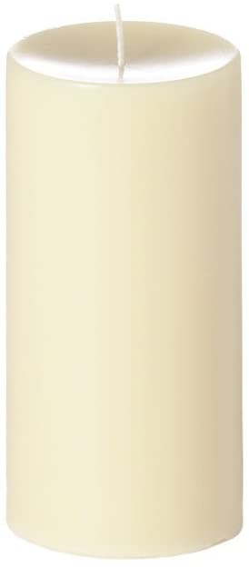 yummi 4"x10" Unscented Column Pillar Candle, Ivory, ea (Set of 2)