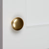1.125 in. Round Ring Classic Cabinet Knobs, Brass Gold, Pack of 10