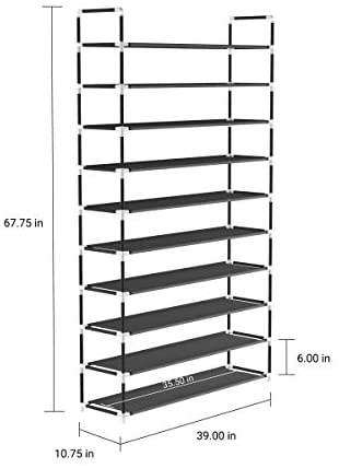 10 Tier 50 Pair Shoe Rack (#K6415)