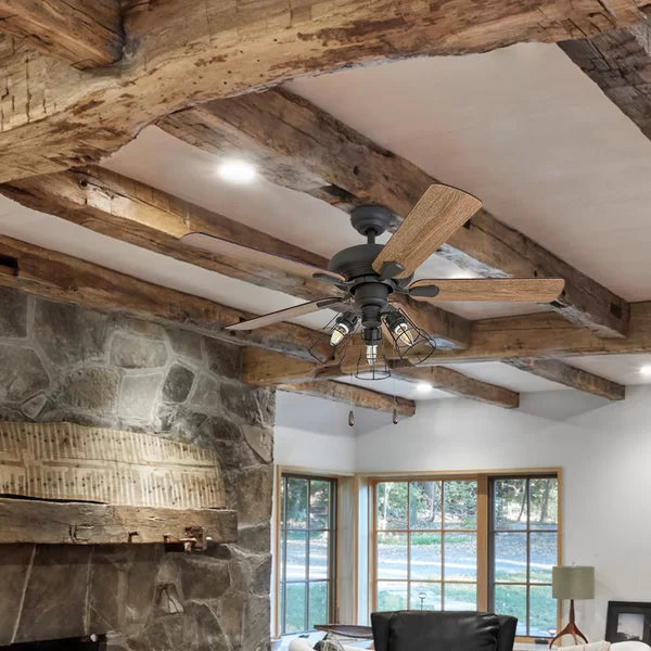 42'' Adylinn 5 - Blade Standard Ceiling Fan with Light Kit Included