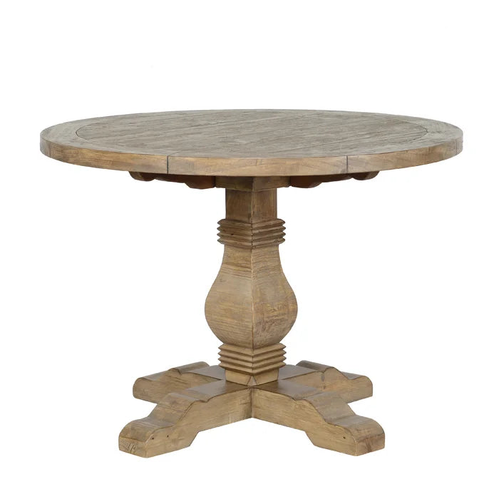 42'' Pine Solid Wood Pedestal Dining Table Top