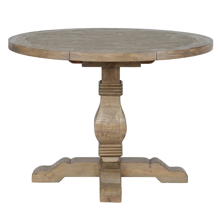 42'' Pine Solid Wood Pedestal Dining Table Top
