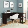 Ameriwood Home L Shaped Computer Desk in Espresso