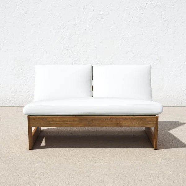 43'' Wide Outdoor Loveseat with Cushions
