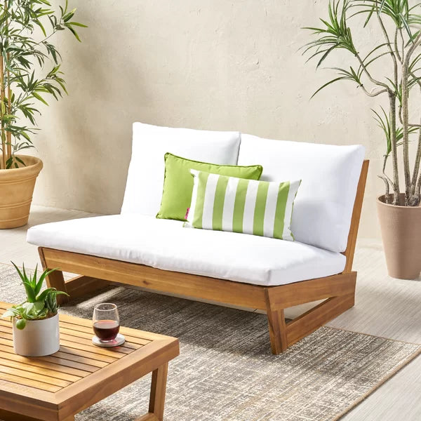 43'' Wide Outdoor Loveseat with Cushions