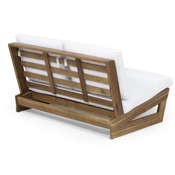 43'' Wide Outdoor Loveseat with Cushions
