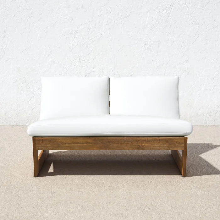 43'' Wide Outdoor Loveseat with Cushions