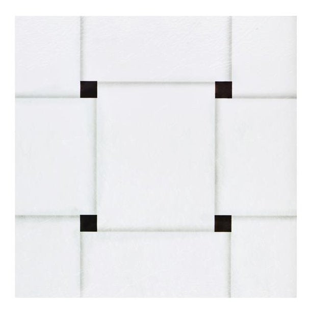 12 x 12 in. Luxury Flooring Retro Self Adhesive Peel & Stick Vinyl Floor Tiles Woven Marble, (Set of 20)