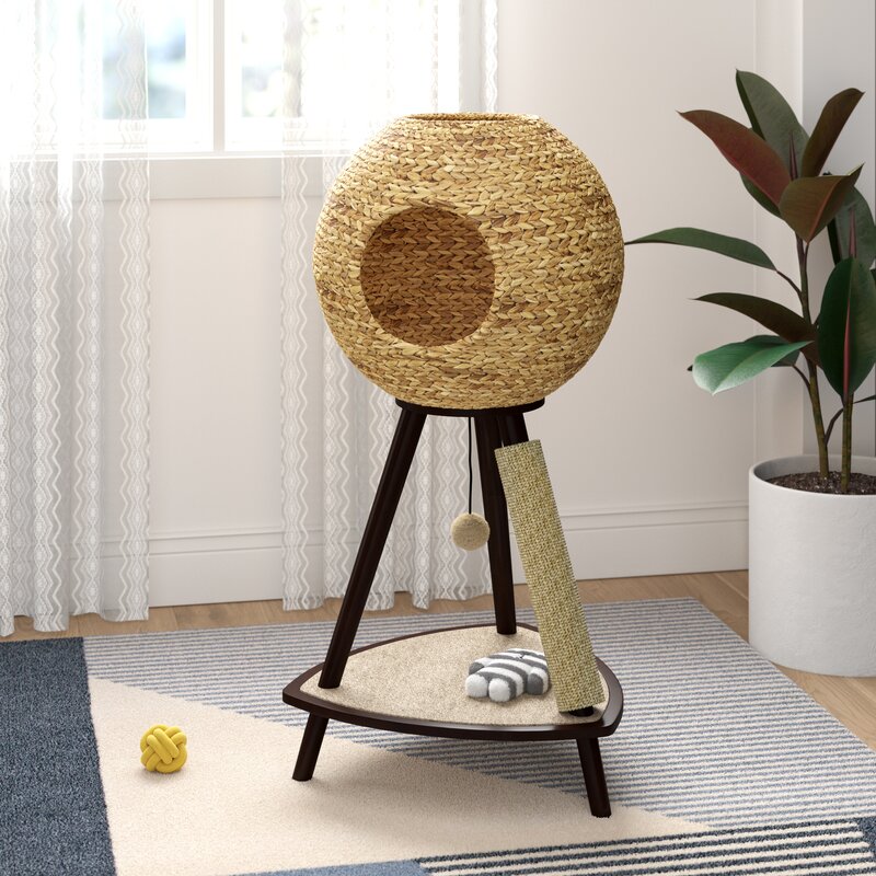 Natural sphere cat tower outlet