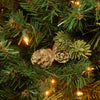 6.5-ft Carolina Pine Pre-lit Carolina Pine Artificial Christmas Tree with Incandescent Lights