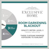Exclusive Home Curtains 2-pack Olenna Room Darkening Blackout Window Curtain Set (set of 2)