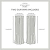 Exclusive Home Curtains 2-pack Olenna Room Darkening Blackout Window Curtain Set (set of 2)