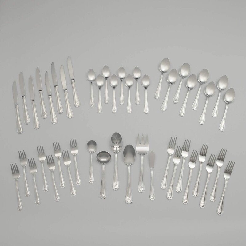 46 Piece Flatware Set, Service for 8
