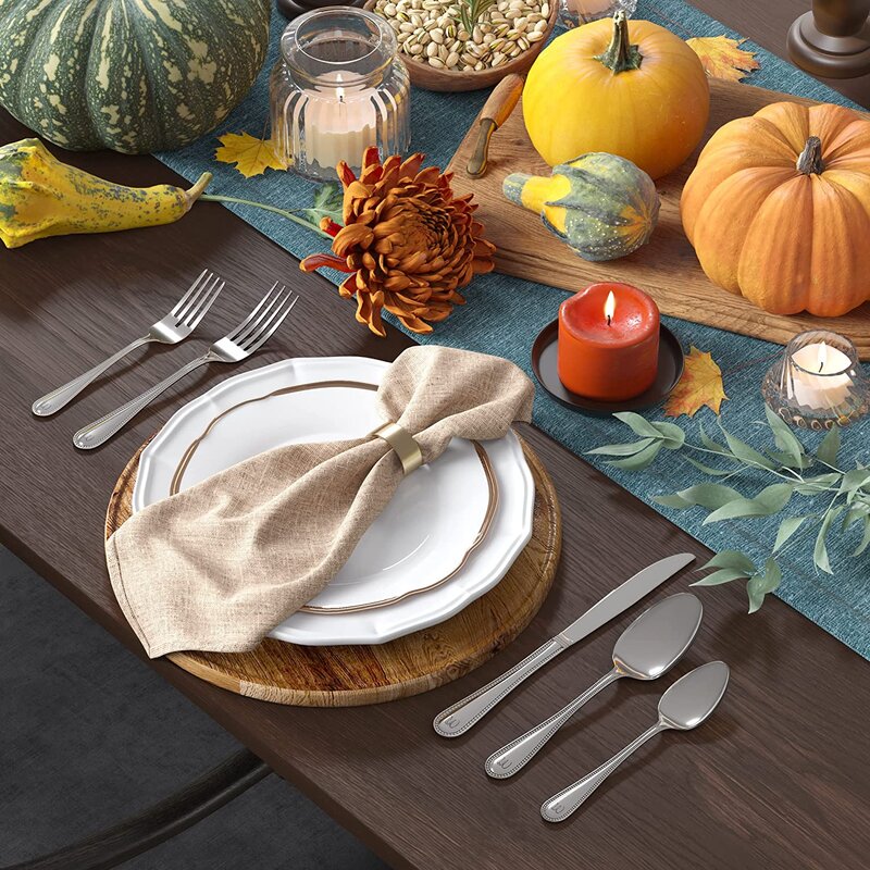 46 Piece Flatware Set, Service for 8