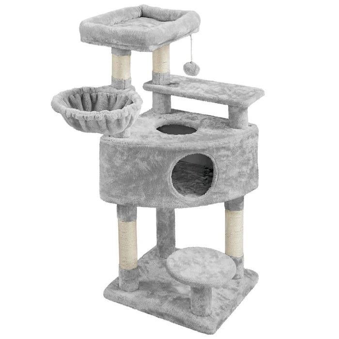Light Gray 46" Burrowsville Cat Tree