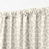 Terrain Blackout Soft Pattern Jacquard Woven with Lining Rod Pocket Curtain Panel, 54W x 84L 